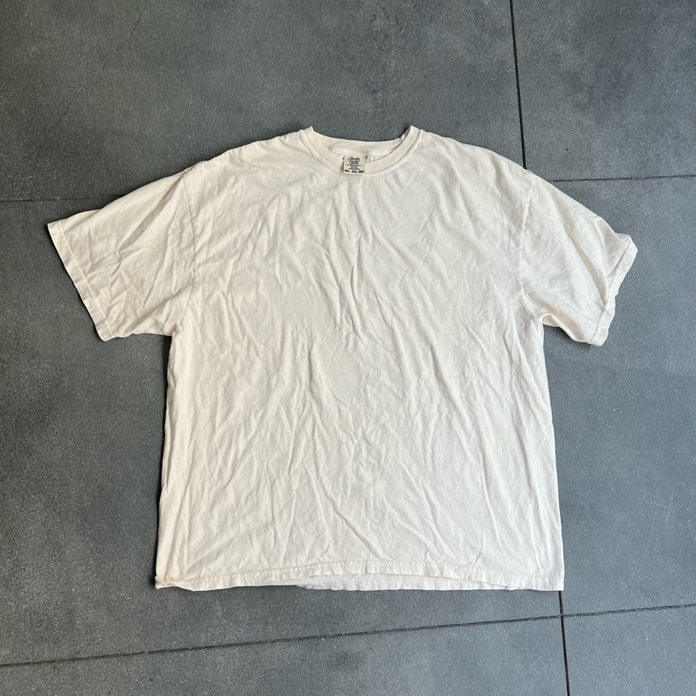 Comfort Colors Cream Short Sleeve Tee